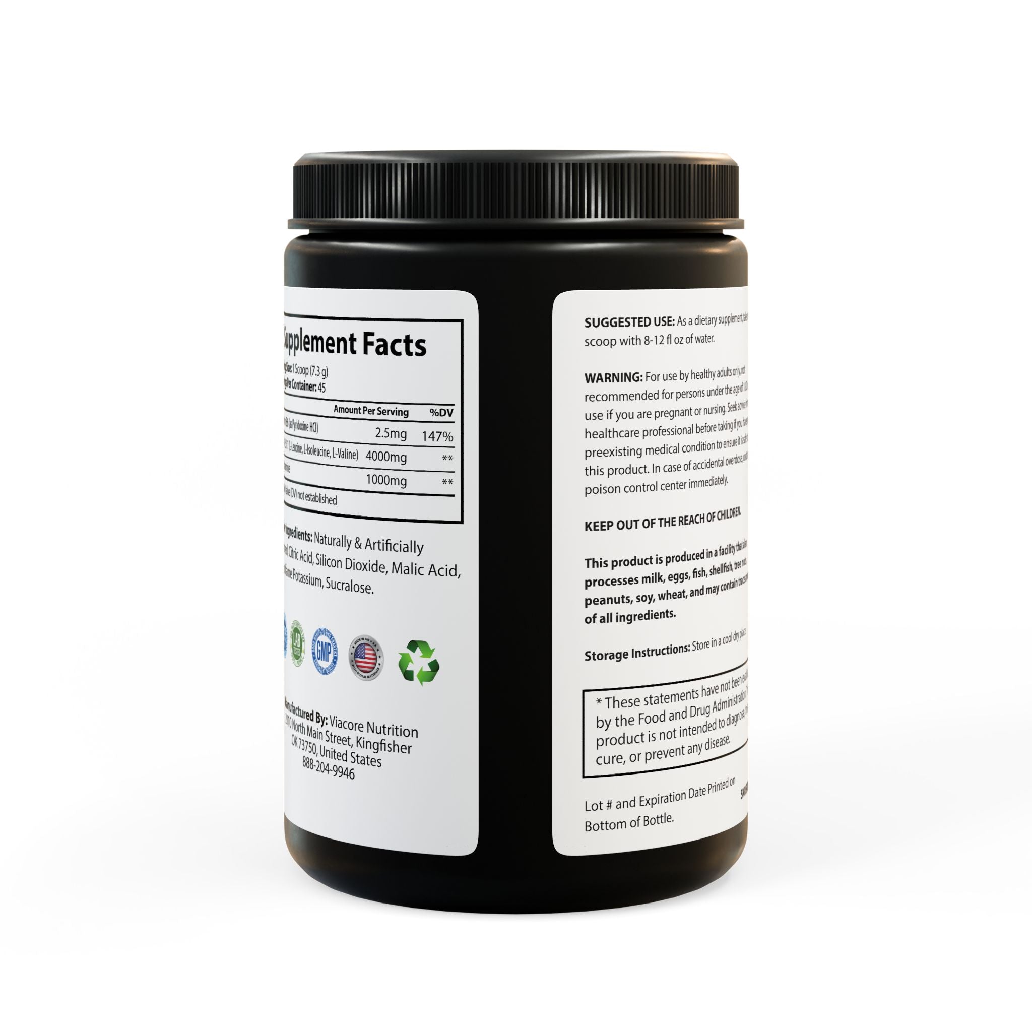 BCAA Supplement, Watermelon (45 Servings)